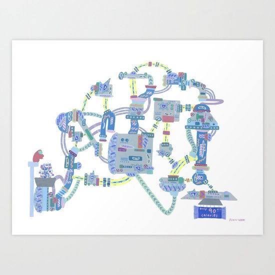 Intellectual Capital Ushers in 90-Calorie Snack Packets, Too...So Yeah Art Print