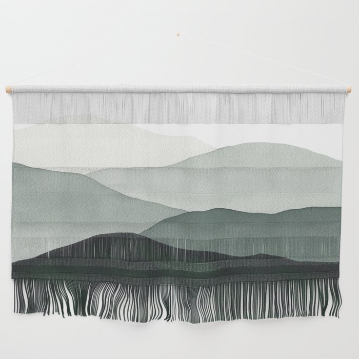 Green Mountains Wall Hanging
