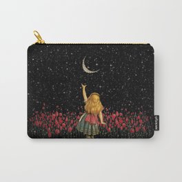 Wonderland Smiling Starry Night - Alice In Wonderland Carry-All Pouch