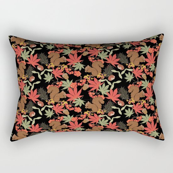 Autumn squirrel Rectangular Pillow