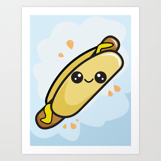Hot Dog Art Print