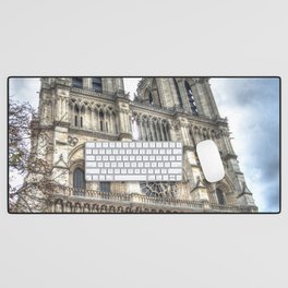 France Photography - Cathédrale Notre-Dame Desk Mat