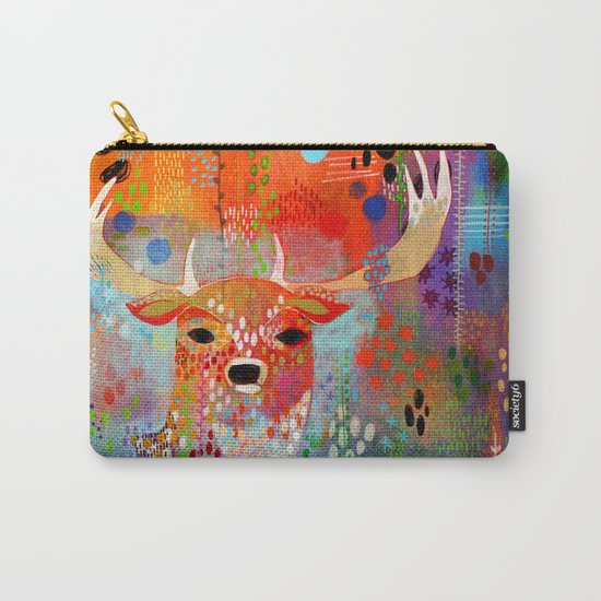 The Deer in the Thicket Carry-All Pouch