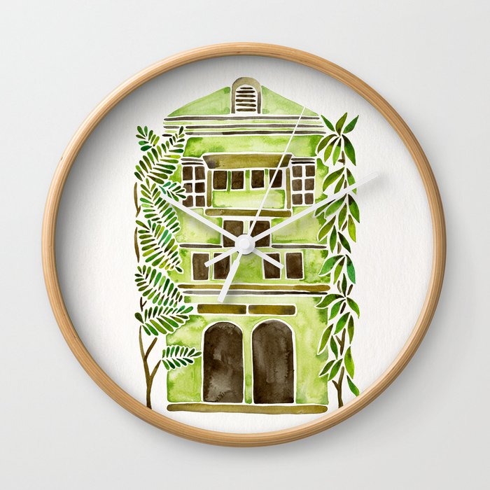 Tropical House – Lime Wall Clock
