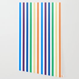 Blue Stripe Wallpaper Society6