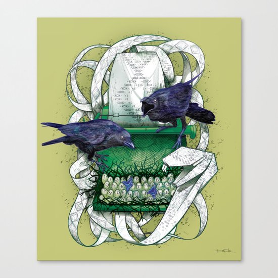 Poison Print Canvas Print