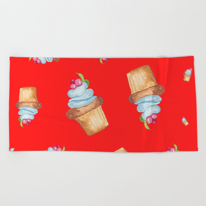 Dessert Beach Towel