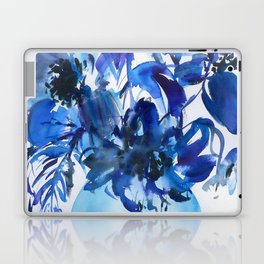 blue stillife: bouquet of peonies Laptop Skin
