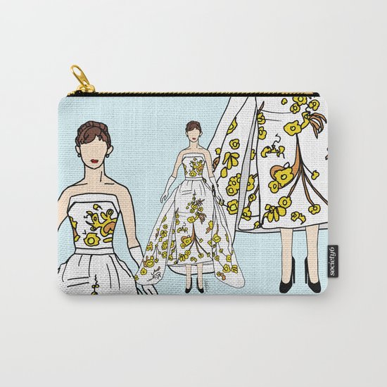 Audrey Hepburn Vintage Retro Fashion 2 Carry-All Pouch