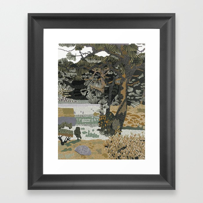 Garden Forest Framed Art Print
