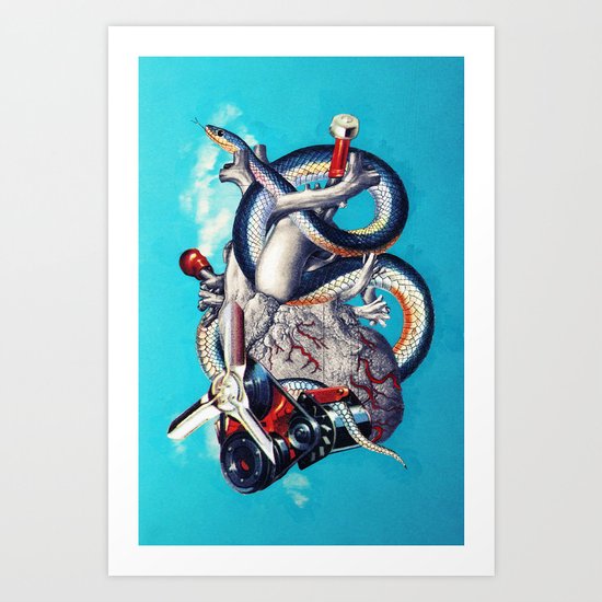 Heart of Illuminati Art Print