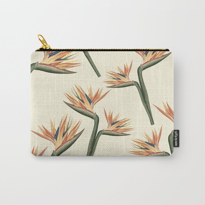 Birds of Paradise Flowers Carry-All Pouch