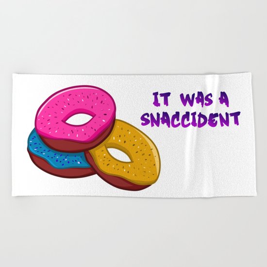Donuts Beach Towel