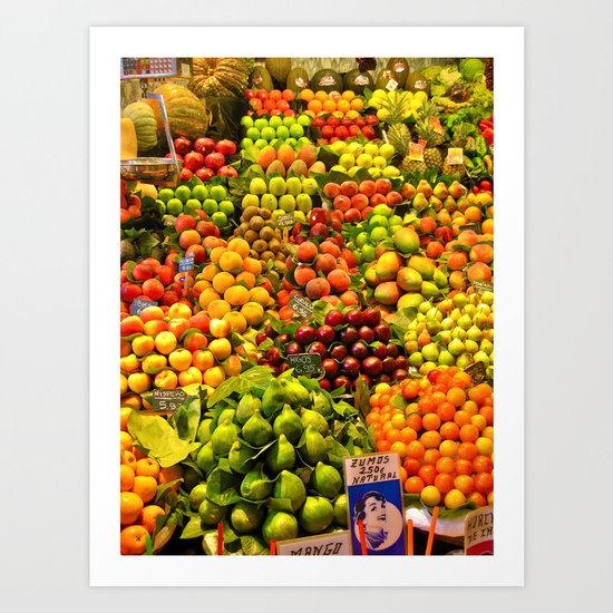 Market Place Art Print