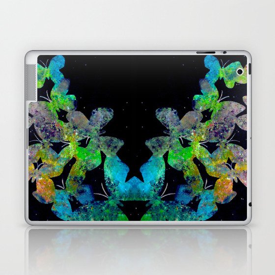 Butterfly Blue Laptop & iPad Skin