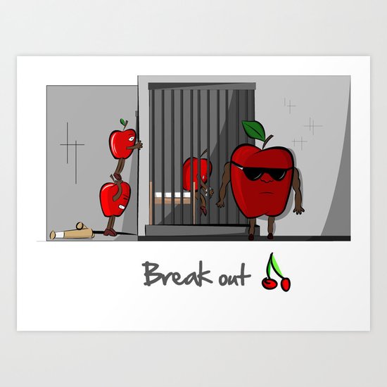 Break Out Art Print