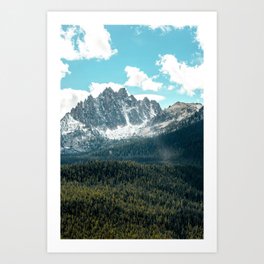 Idaho Mountains Art Print