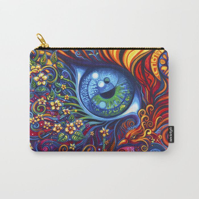 When Vision and Sight Unite by Laura Zollar Carry-All Pouch