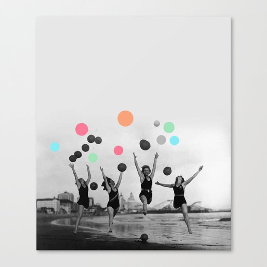 Vintage Women Canvas Print