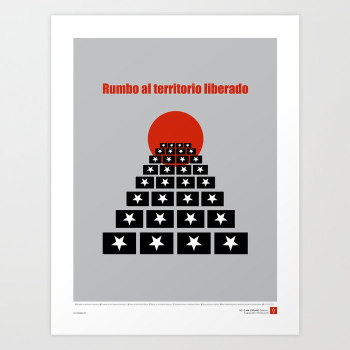 CUBA: Rumbo al Territorio Liberado (Toward a Liberated Territory) Art Print