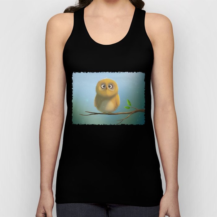 Little owl is looking at you :D Tank Top