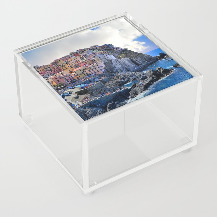 Amalfi Coast, Italy, Coastal Acrylic Box