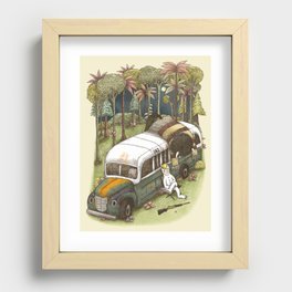 Into The Wild Things Recessed Framed Print