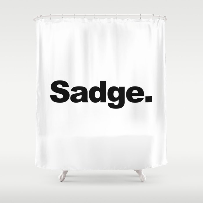 Sadge Shower Curtain