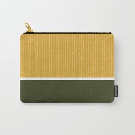 Mustard & Olive Carry-All Pouch
