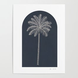 Arched Palm Tree Poster