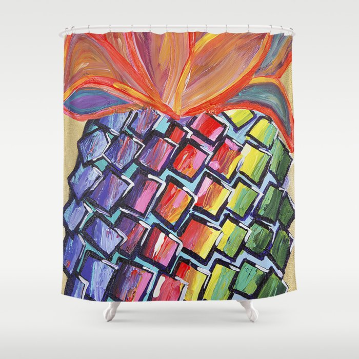 The Pineapple Shower Curtain