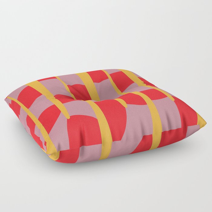 Abstract Snake Floor Pillow