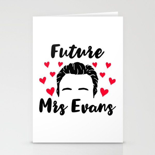 Chris Evans, Future Mrs Evans Stationery Cards