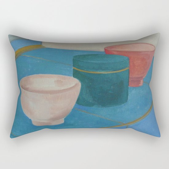 Still life - 3 Cups Rectangular Pillow