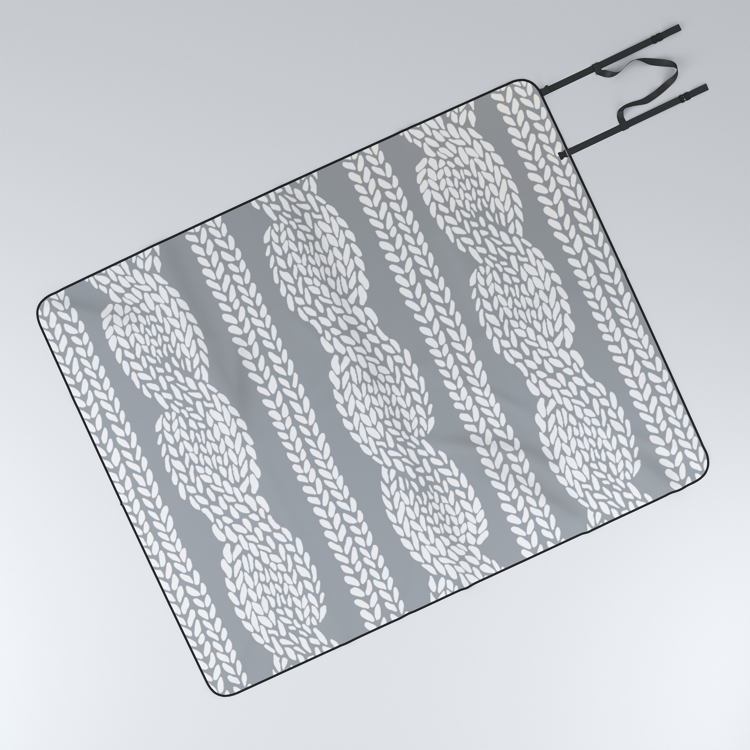 grey picnic blanket