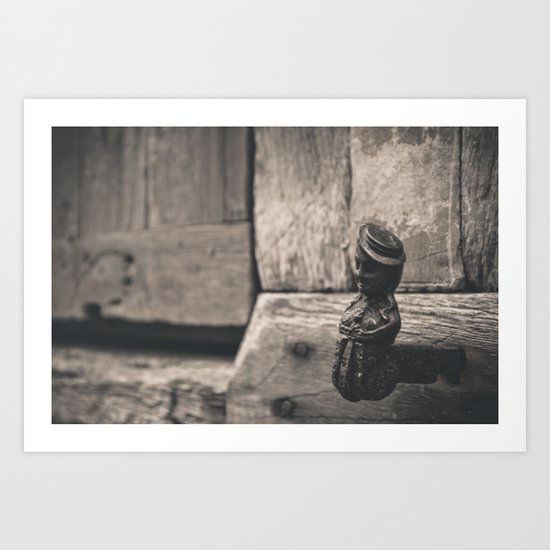 Shutters Holder France Art Print