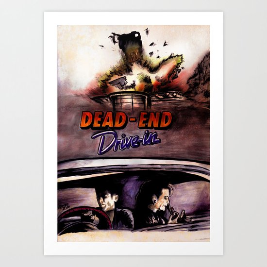 Dead End Drive-In Art Print