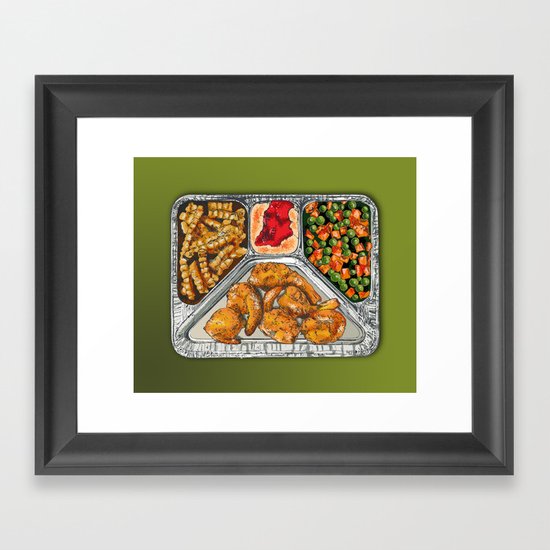Eat Me Framed Art Print