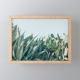 Overgrown Cactus Framed Mini Art Print