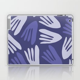 Big Cutouts Papier Découpé Abstract Pattern in Purple and Lavender Laptop Skin