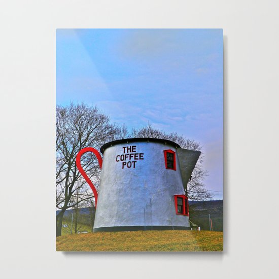 The Coffee Pot Metal Print