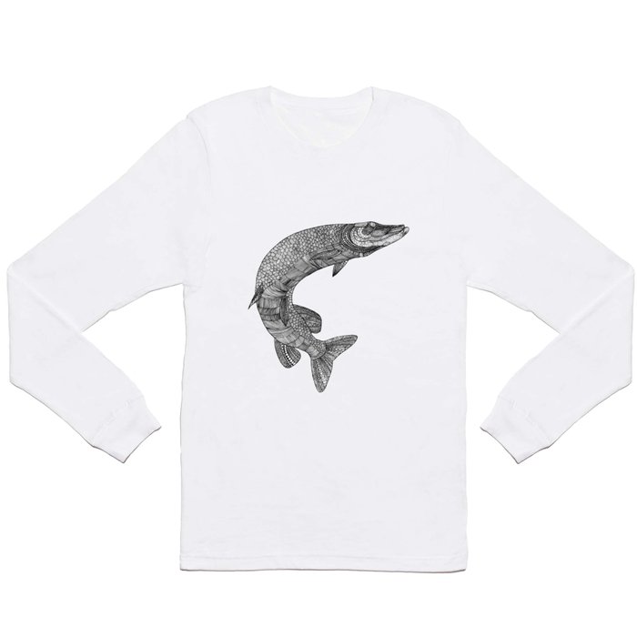 Northern pike - Esox lucius Long Sleeve T Shirt