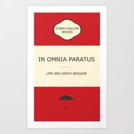 In omnia paratus- the book Art Print
