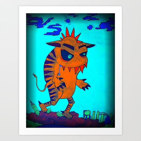 'Roided Raichu for D.V.S.* and Jeff Bujak Art Print