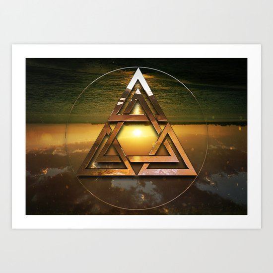 SACRED GEOMETRY - TRINITY 2015 Art Print