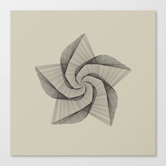 Dark Star Lines Canvas Print