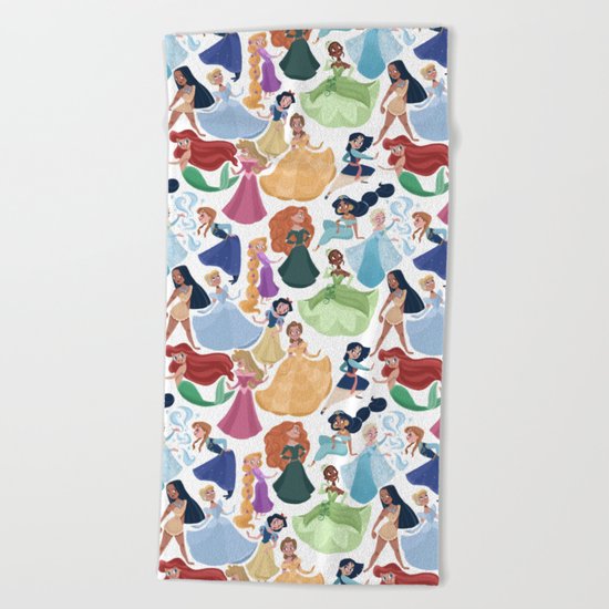 Forever princess Beach Towel