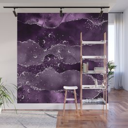 Purple Starry Agate Texture 02 Wall Mural