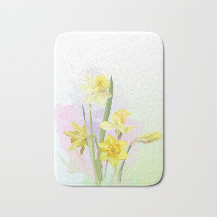 daffodil bliss Bath Mat