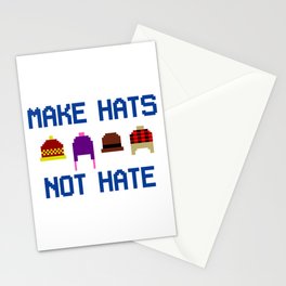 Make Hats Not Hate Stationery Cards